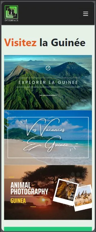 Réalisation : site Visitez la Guinée