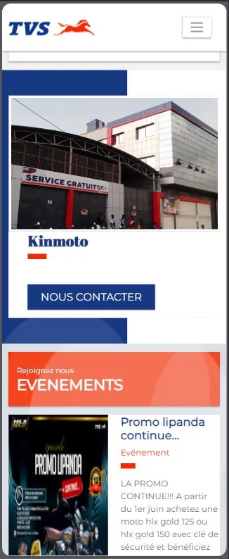 Réalisation : site TVS